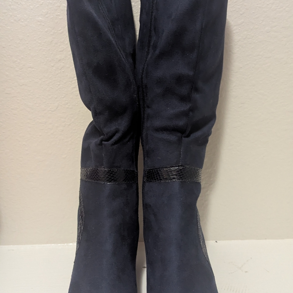 Impo Navy Knee-High Boots